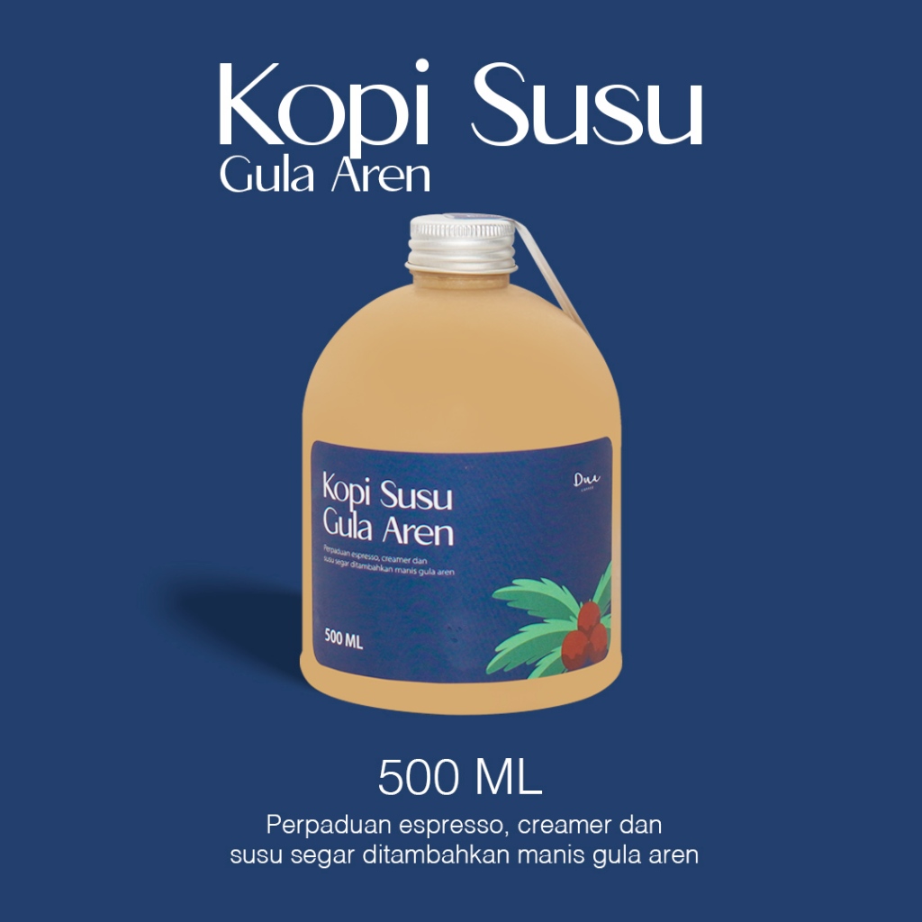 

Kopi Susu Gula Aren Dua Coffee Minuman Kemasan 500ml