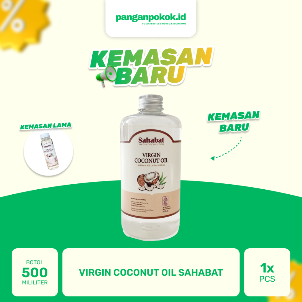 

Sahabat Special 100% Pure Virgin Coconut Oil VCO - 500ml