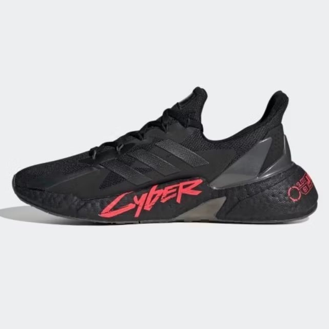 SEPATU RUNNING ADIDAS X9000L4 BOOST CYBERPUNK 2077 BLACK ORIGINAL BIG SIZE 46