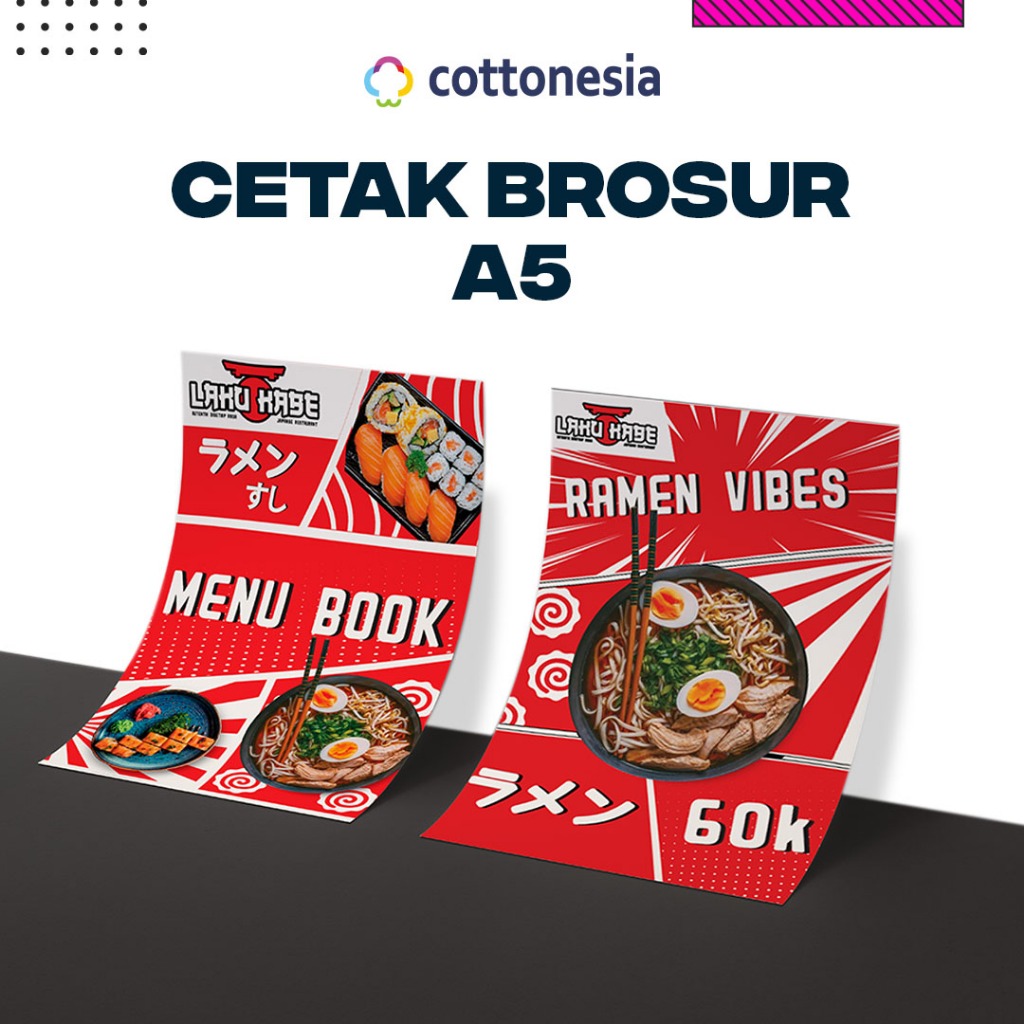 

Cetak Brosur A5 I Print Brosur A5 2 sisi Art Paper 150gr I Cetak Brosur termurah