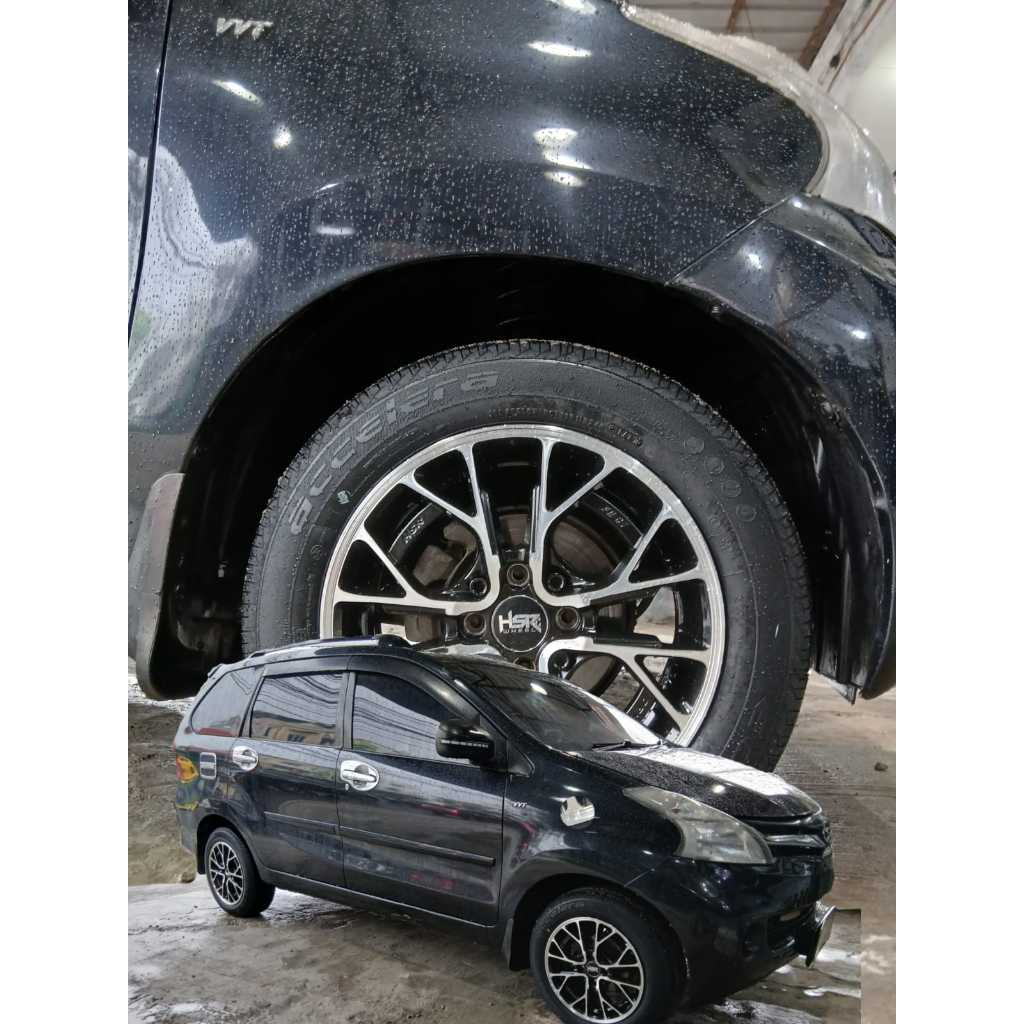 PAKET VELG PLUS BAN ACCELERA 185 65 R15 UNTUK MOBIL AVANZA USE VELG HSR FE01 RING 15