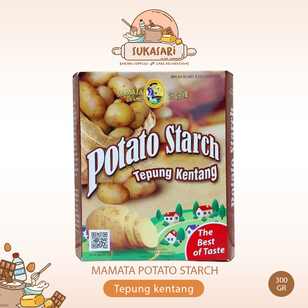 

Mamata Potato Starch 300gr Tepung kentang Pati kentang