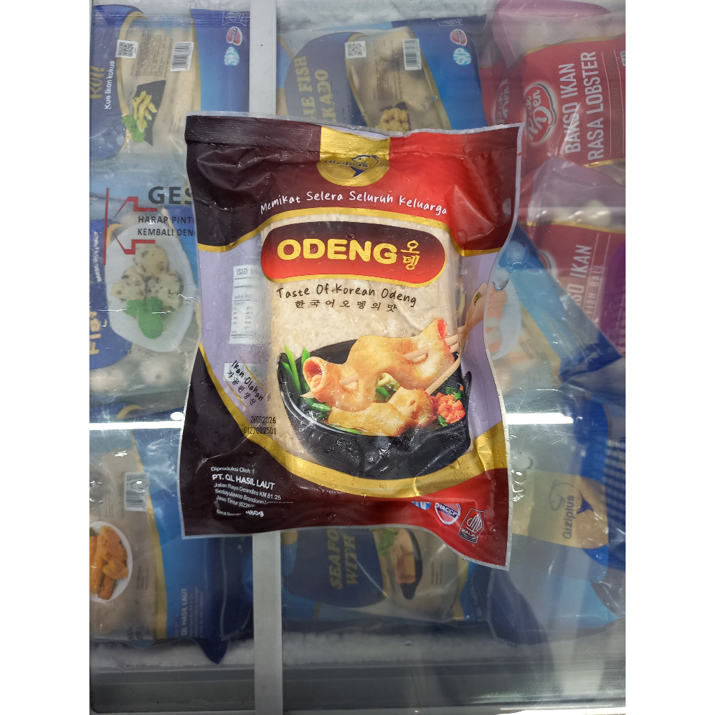 

Frozenfood GIZIPLUS Odeng Original/Spicy 480gr