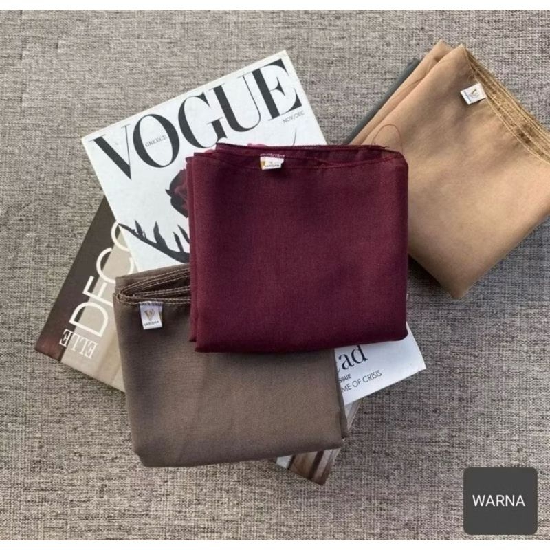 hijab segi empat Paris jadul//Paris jadul polos//segi empat paris