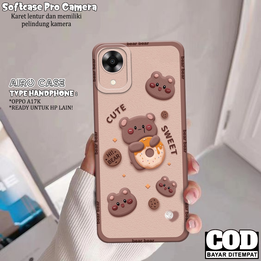 Case Oppo A17K - Softcase Oppo A17K - Softcase Pro Camera - AIRO CASE - Case Tpu - Casing Oppo A17K 