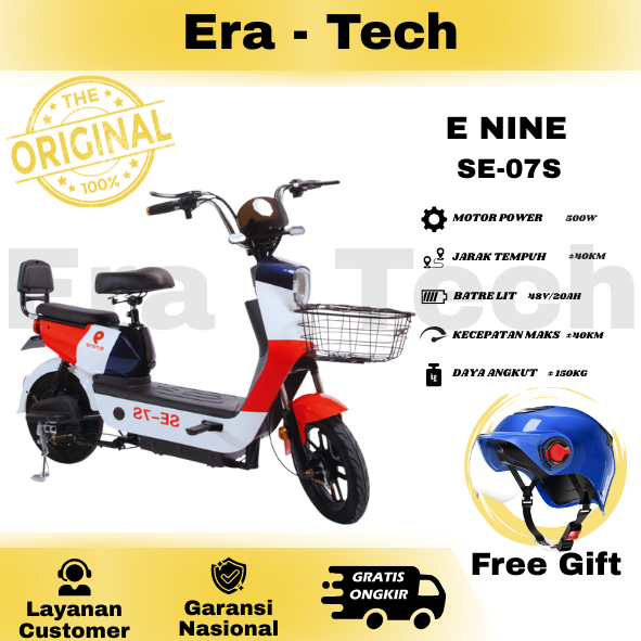 PROMO Sepeda listrik ENINE SE7 Sepeda listrik ANTI AIR