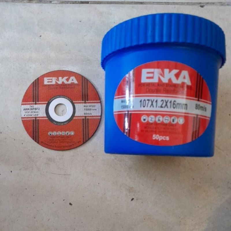 Cutting wheel 4" Enka/Mata Potong besi/Batu potong logam