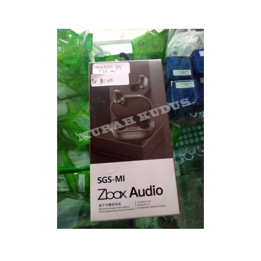 HEADSET BLUETOOTH SGS-MI wireless EARBUDS Z-BOX AUDIO