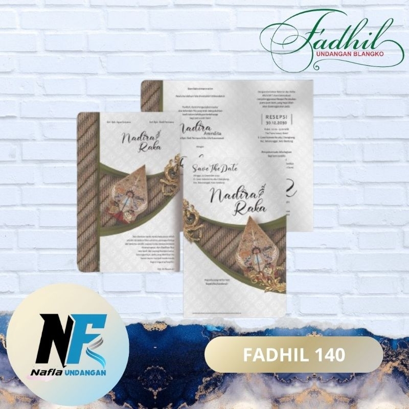 

kertas blangko undangan Fadhil 140 terbaru,termurah Naflaundangan
