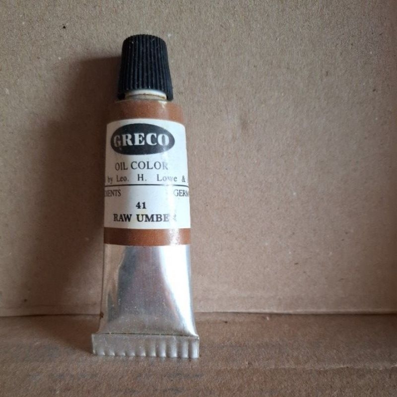 

cat minyak / oil colour greco RAW UMBER 41