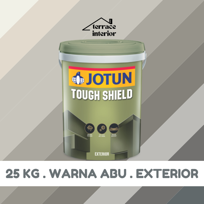 Cat Tembok Tough Shield Jotun warna Abu 25 Kg