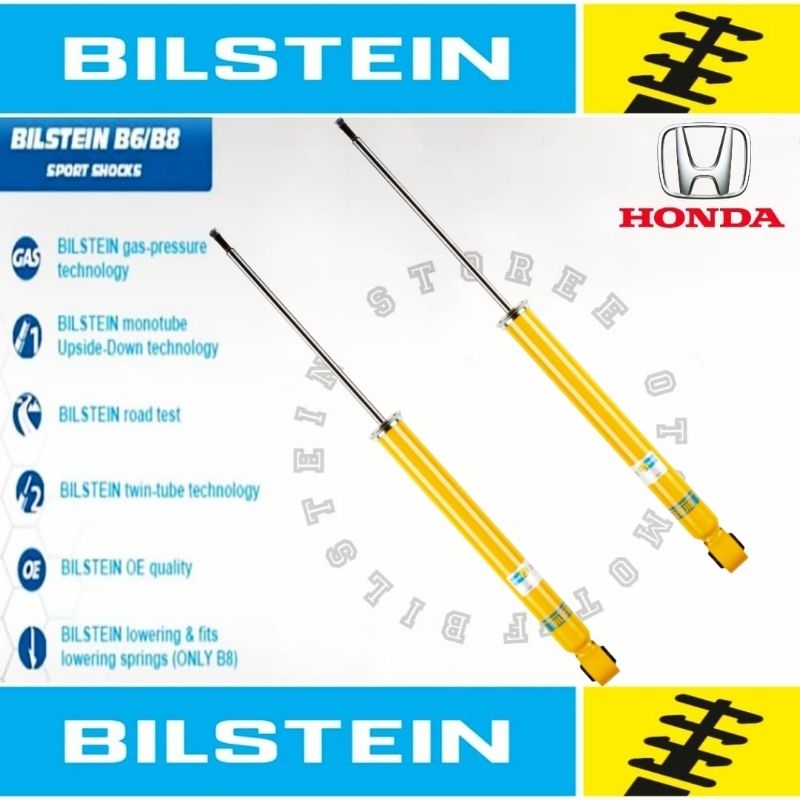 SHOCKBREAKER BELAKANG HONDA JAZZ GK5 ORIGINAL BILSTEIN B6