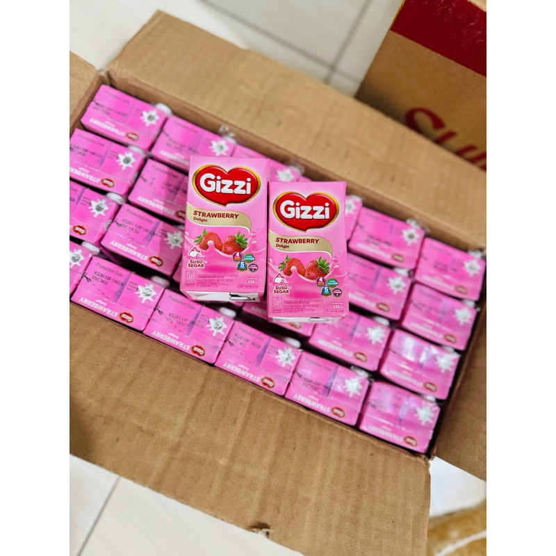 

Susu UHT GIZZI 115ml x 24 Pcs | exp 03.2026