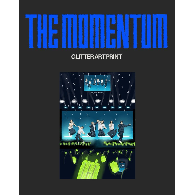 

Momentum Glitter Art Print