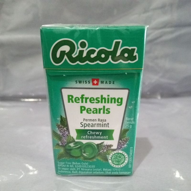 

Ricola Permen Rasa Spearmint 25g