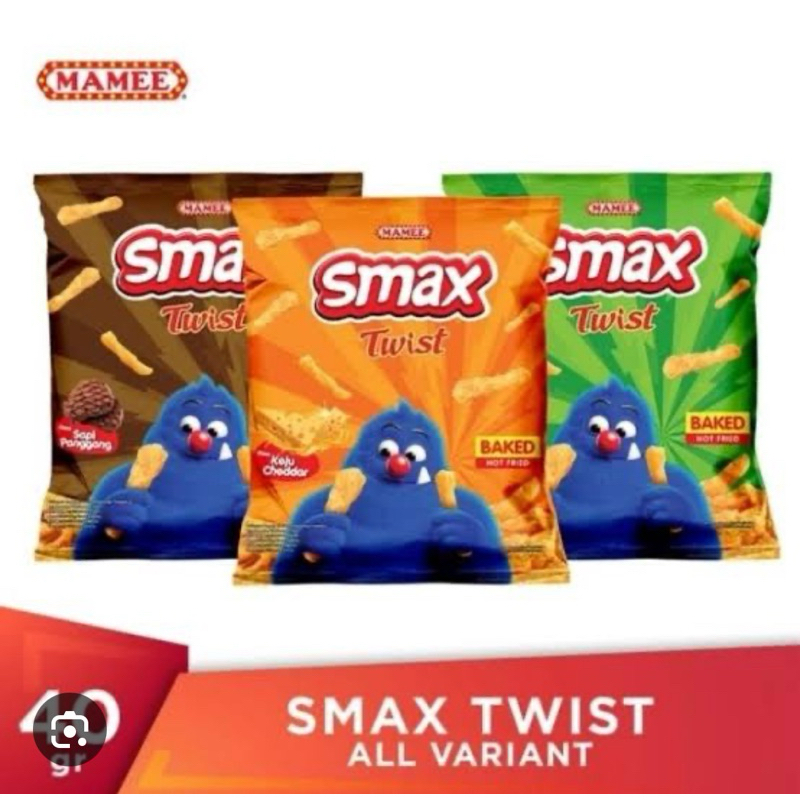 

SMAX Twist 40gram aneka rasa