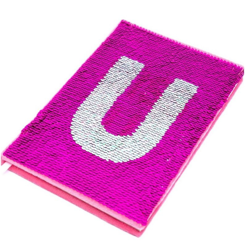 

notebook alphabet sequin (dua design cover)7319