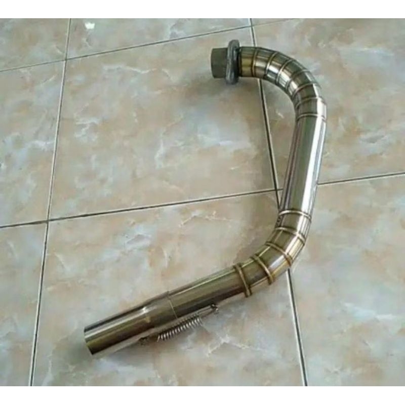 Leheran knalpot japstyle pnp tiger megapro gl cb model  bahan stenlis