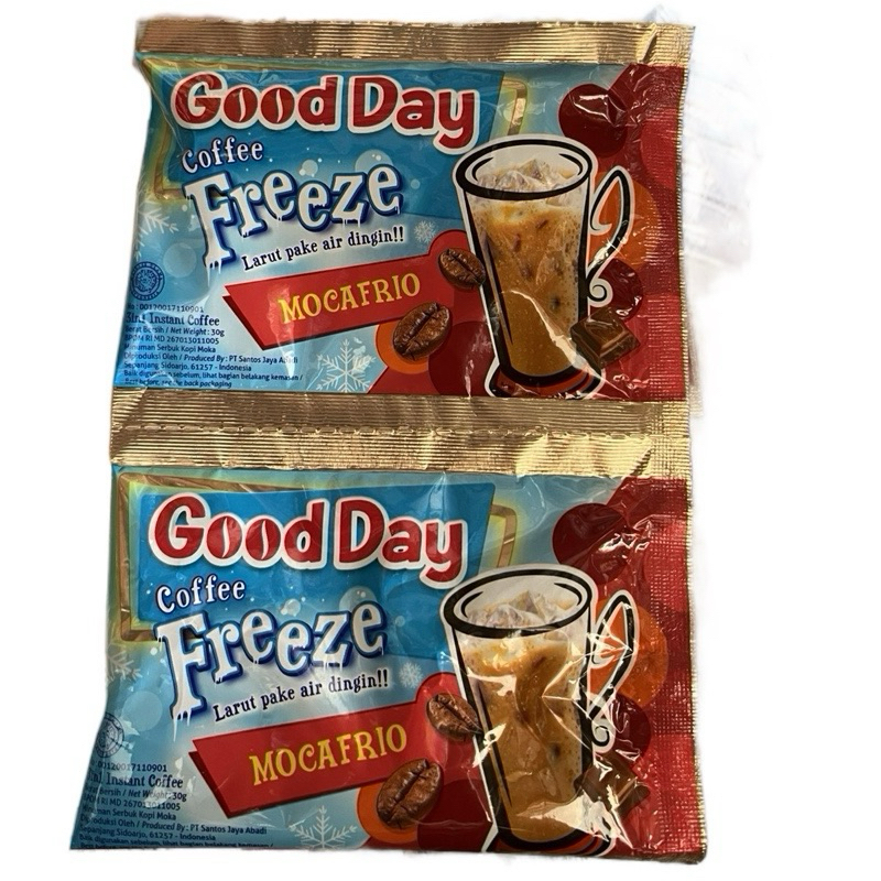 

good day freeze mocafrio 1 renteng 10 sachet