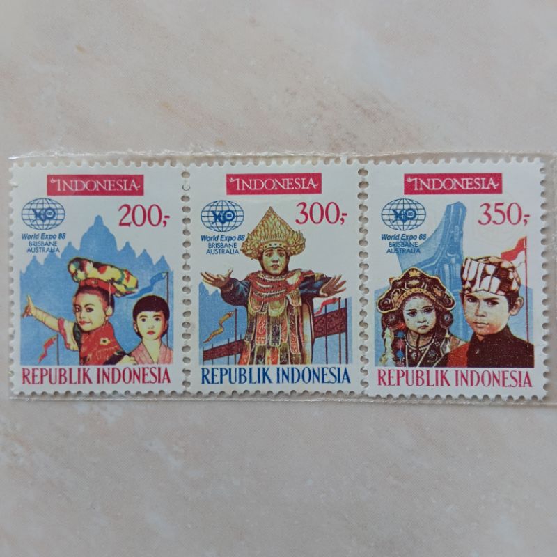 

Perangko Prangko Kuno Set Lengkap Seri World Expo Brisbane 1988 Mint - YN2330