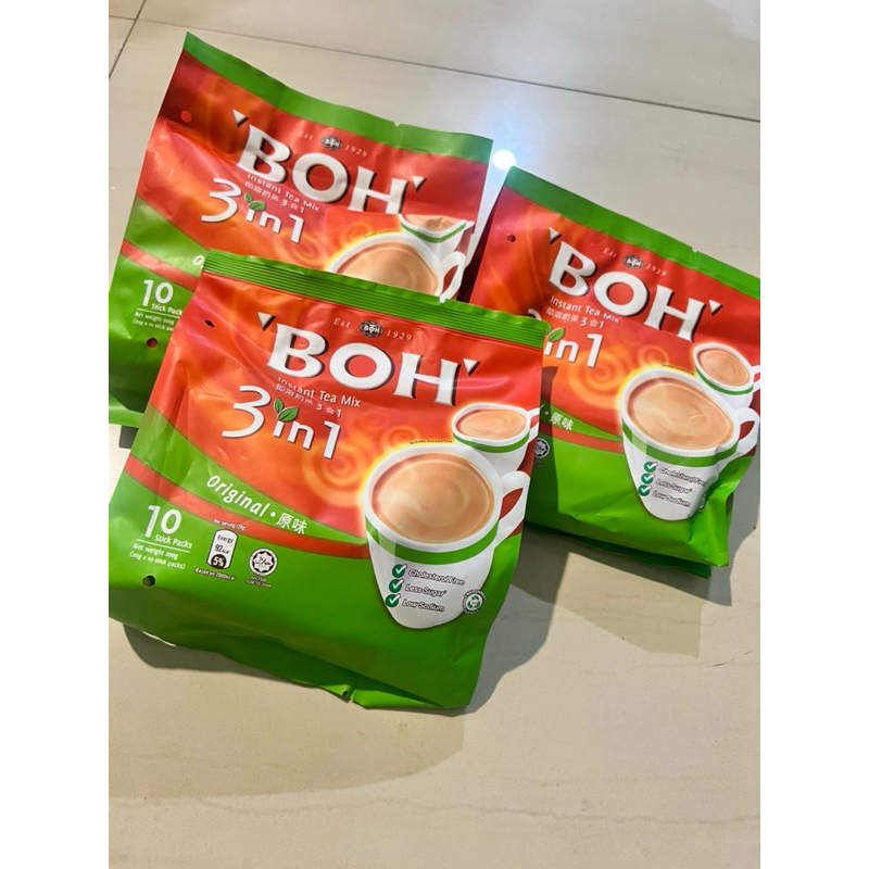 

BOH Instant Tea Mix 3in1 10 Stick pack x 20gr