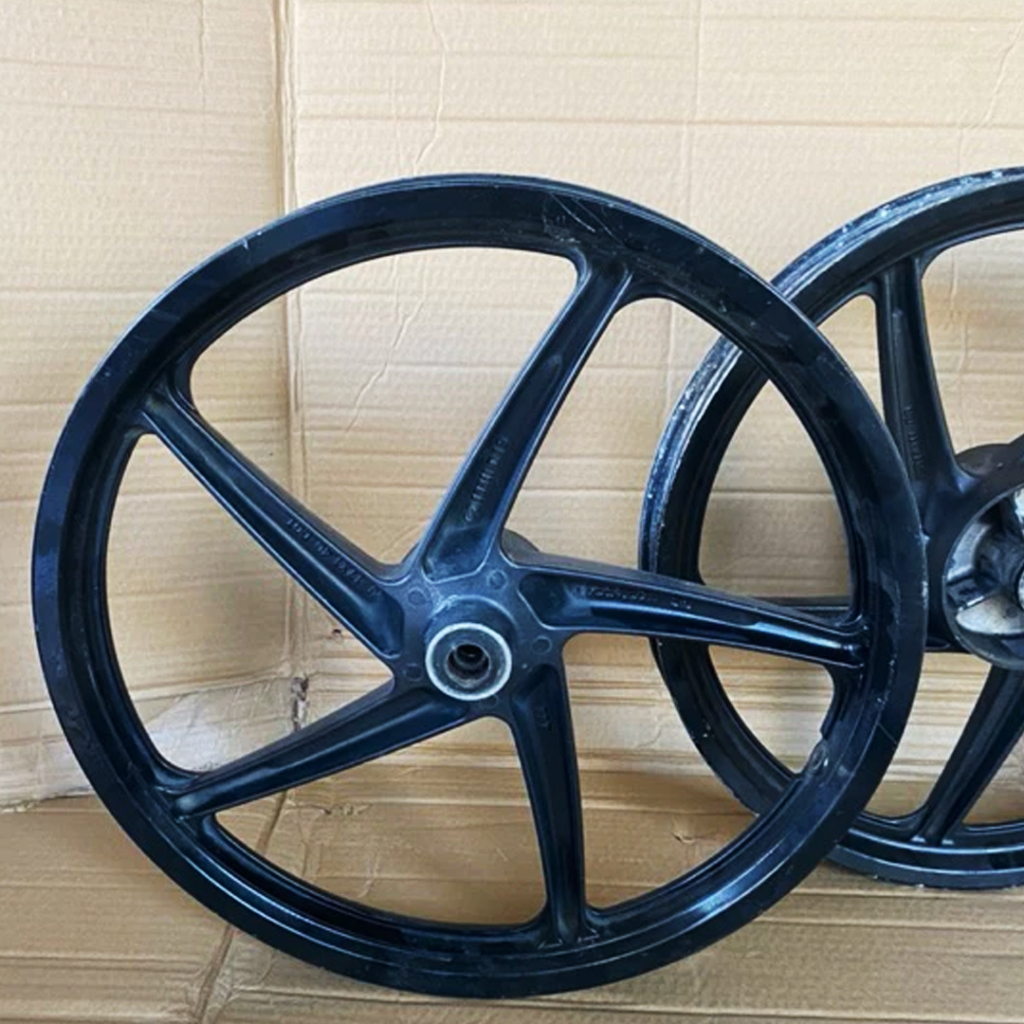Velg pelek racing roda honda supra X 125 dd Doble Disk, Supra X fi injeksi original copotan
