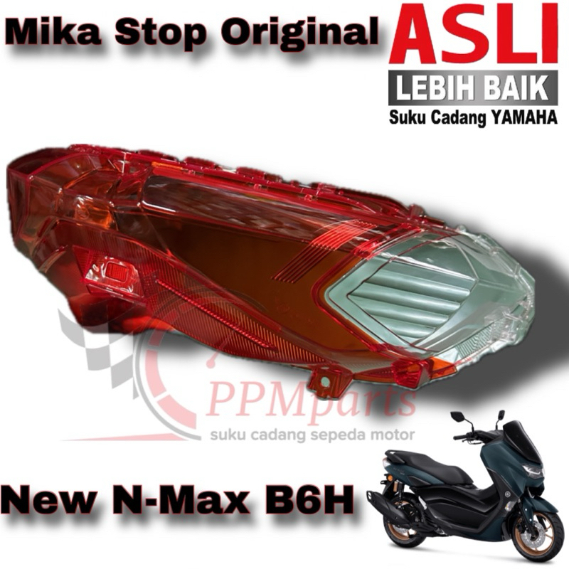 Mika Kaca Lampu Stop Belakang Stoplamp Yamaha Nmax N-Max Led New B6H 2020-2023 Original