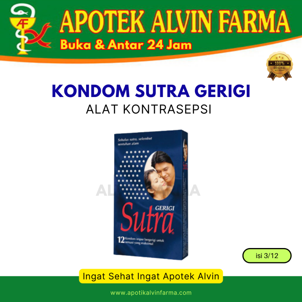 Kondom Sutra Gerigi isi 3pcs / 12pcs Kondom Biru Sutra Kondom Bergerigi Terbaik