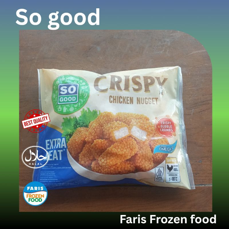

So Good Crispy Chicken Nugget 400 gram