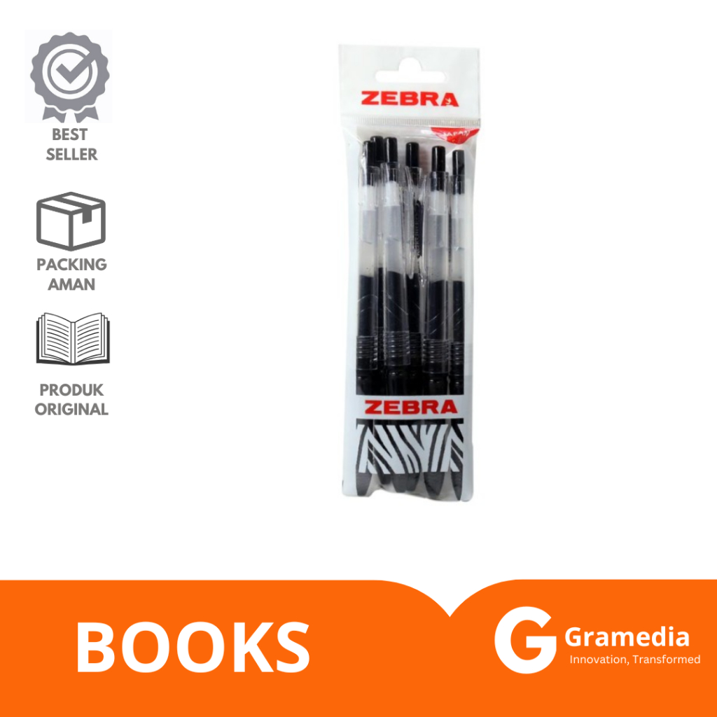 

Gramedia Lampung - ZEBRA KOKORO GEL 05 ISI 6 BLACK
