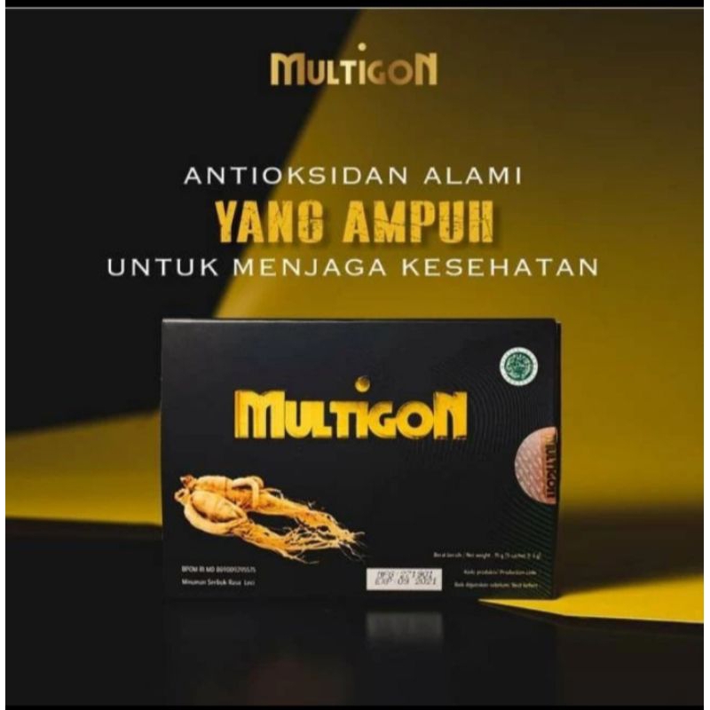 

Multigon Minuman Serbuk Ginseng isi 5Sachet