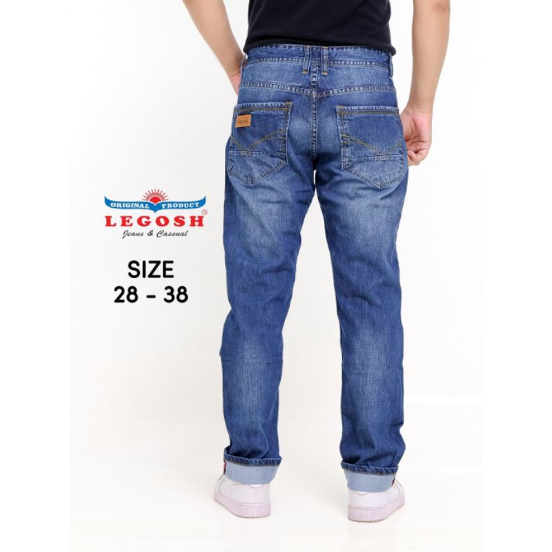LEGOSH JEANS Celana Panjang Jeans Selvedge Bahan Corvus Original Legosh SLIM