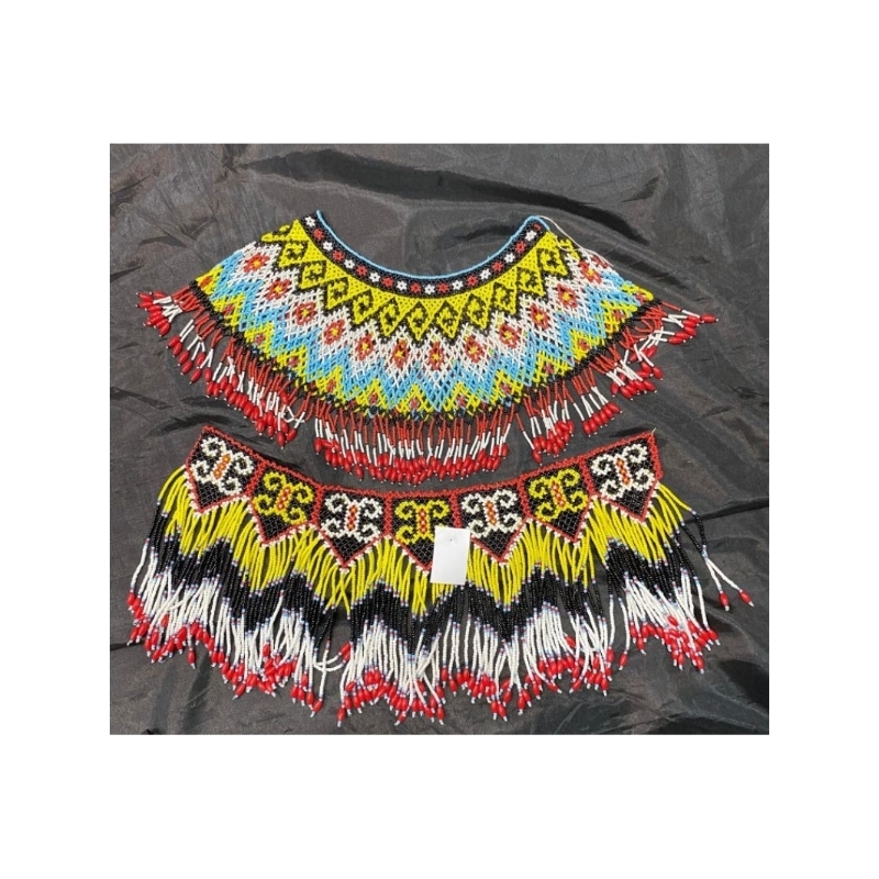SEPASANG TERATAI MANIK TARI DAYAK - AKSESORIES TARI DAYAK TERATAI MANIK - SEPASANG TERATAI DAYAK - A