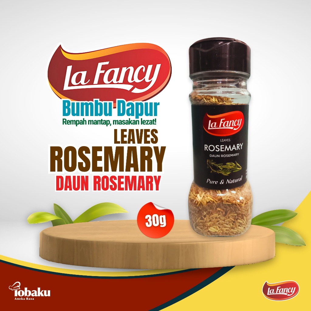

LA FANCY Daun Rosemary - Rosemary Leaves - Bumbu Rempah Dapur 30g