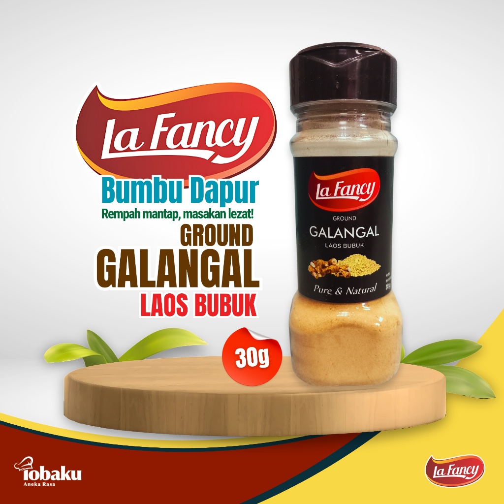 

LA FANCY Laos Bubuk - Galangal Ground - Bumbu Rempah Dapur 30g