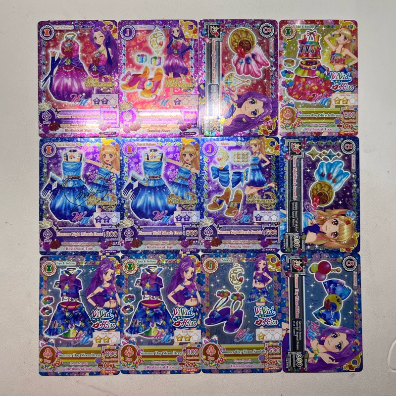 Kartu Aikatsu CP S2V5 WM Summer Night & Day