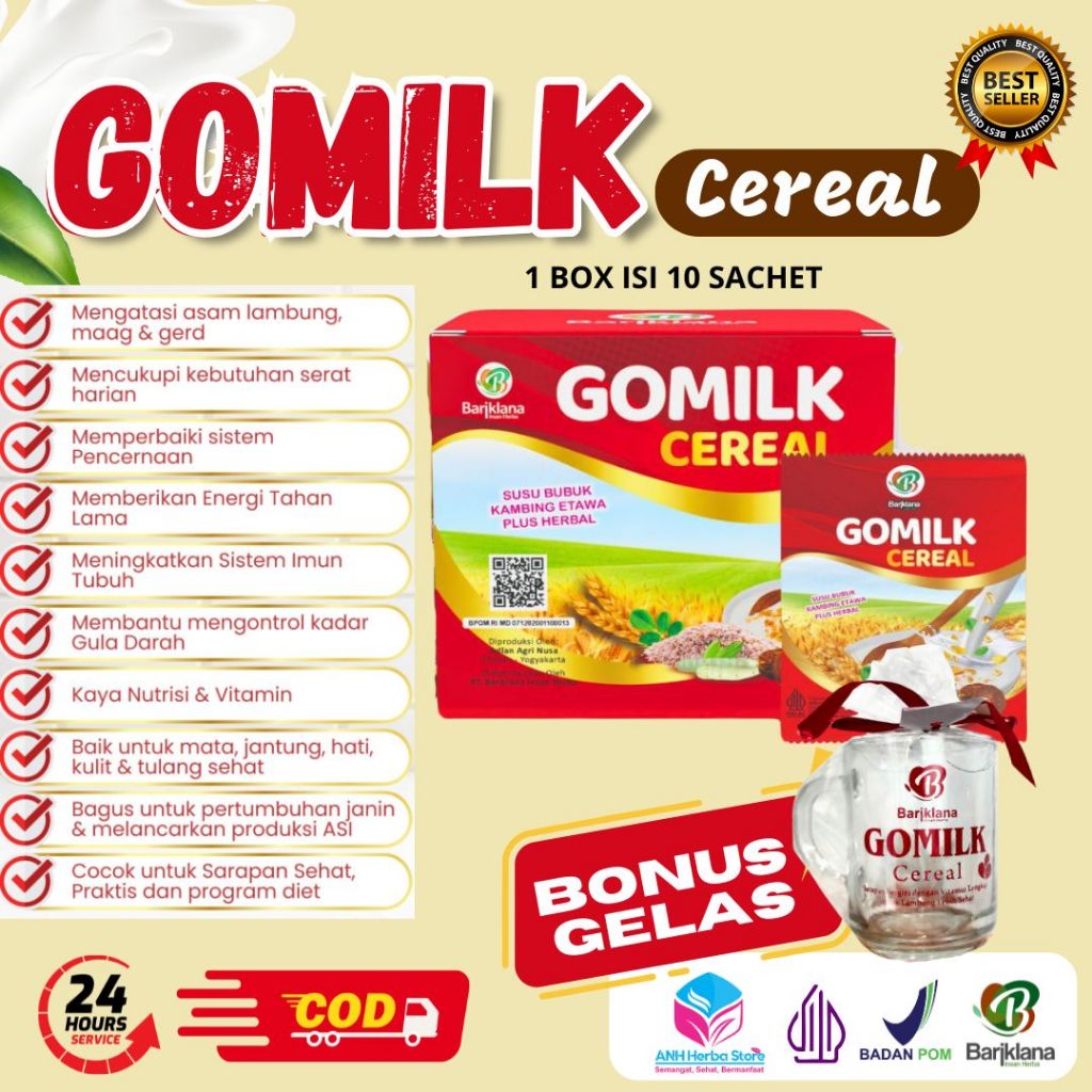 

GOMILK CEREAL, MAKANAN SEHAT DAN MENGENYANGKAN