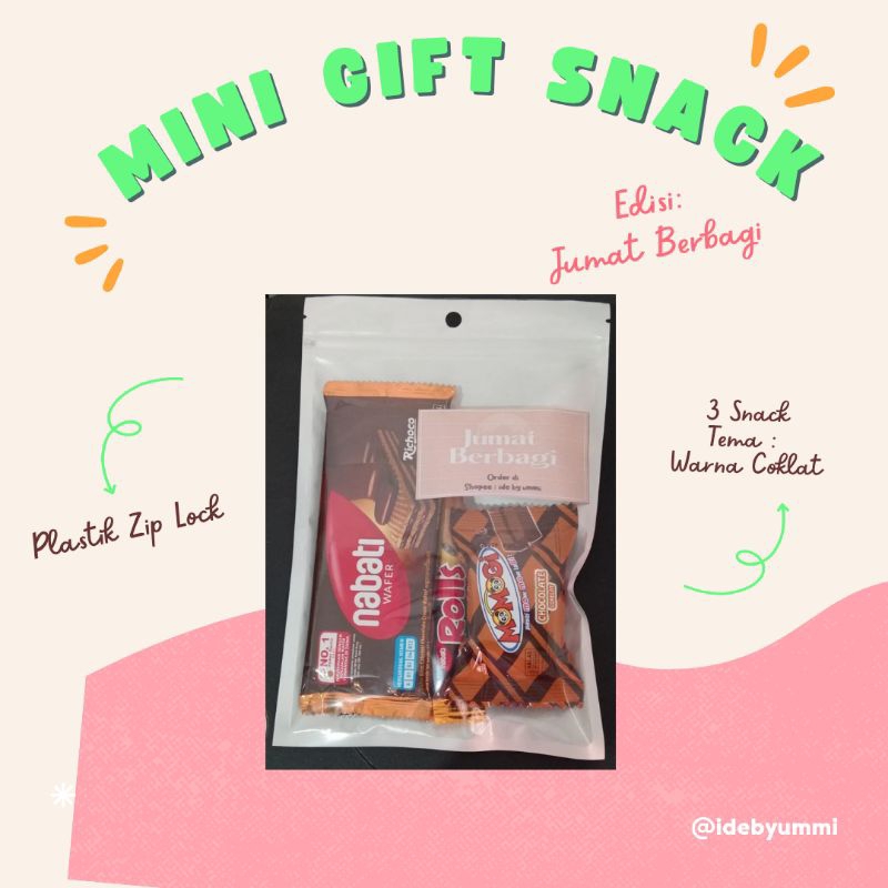 

MINI GIFT SNACK - EDISI JUMAT BERBAGI - TEMA WARNA COKLAT