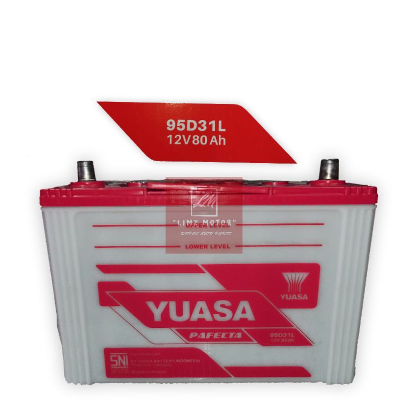 Car Battery-Aki Mobil Yuasa Pafecta 95D31L 12V 80Ah