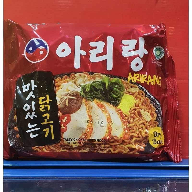 

Arirang Mie Instan Dry Base Tasty Chicken Fried Noodle 130gr