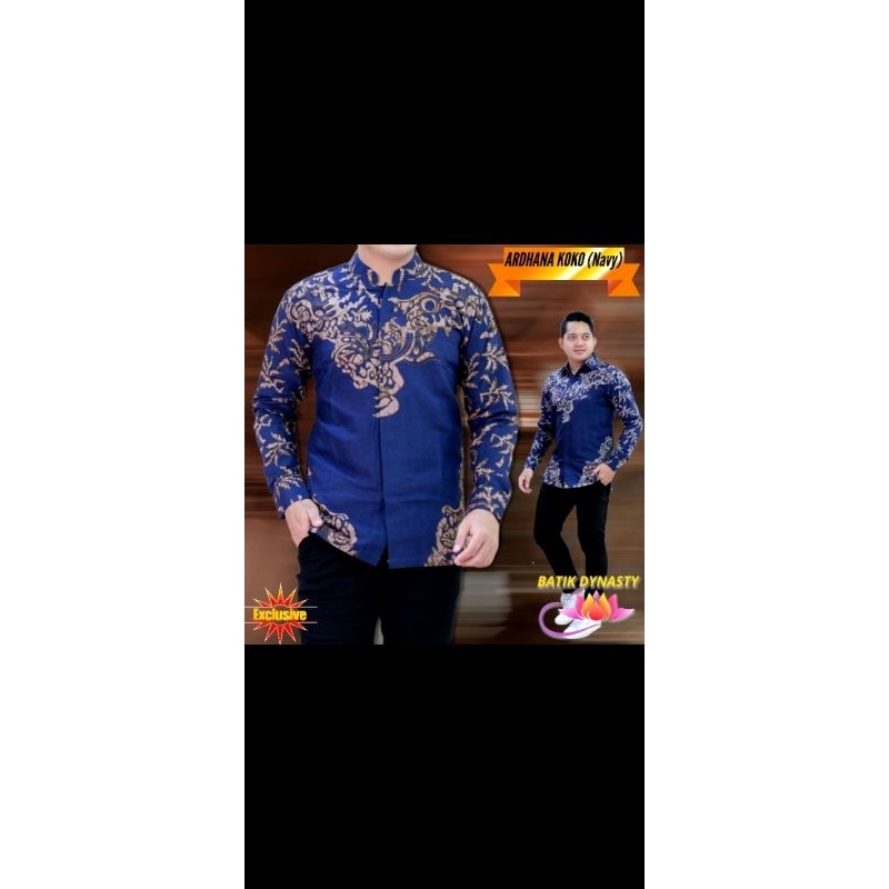 jasko batik pria muslim formal