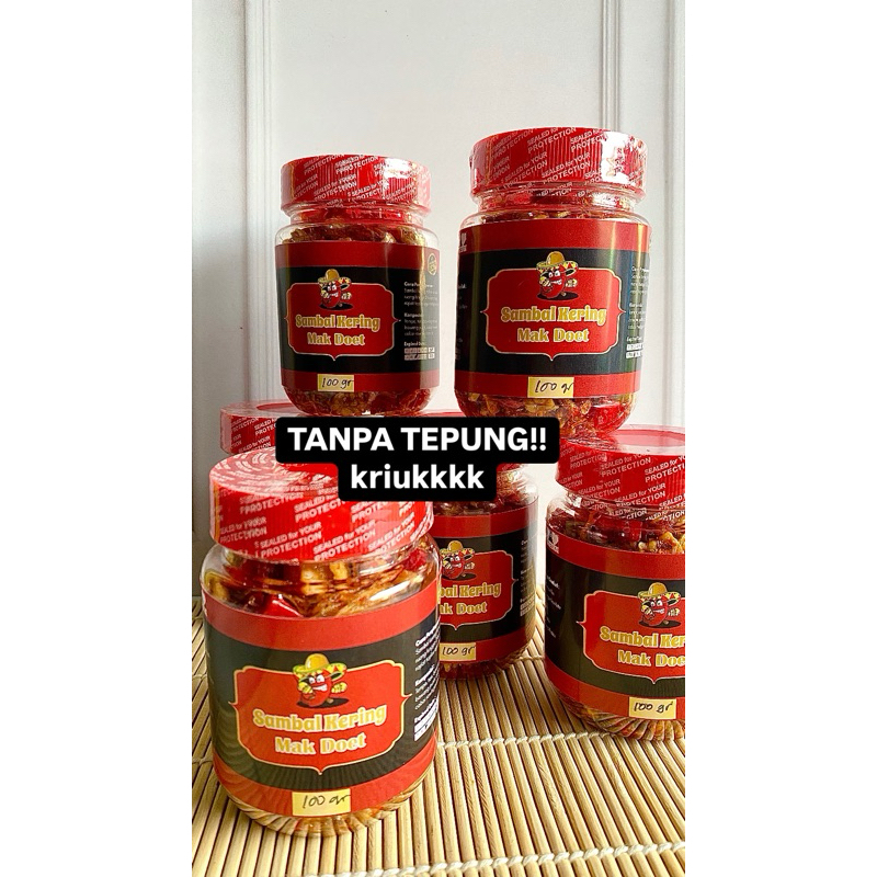 

COD-SAMBAL KERING KRIUK BAWANG TERI HOMEMADE 100% TANPA TEPUNG