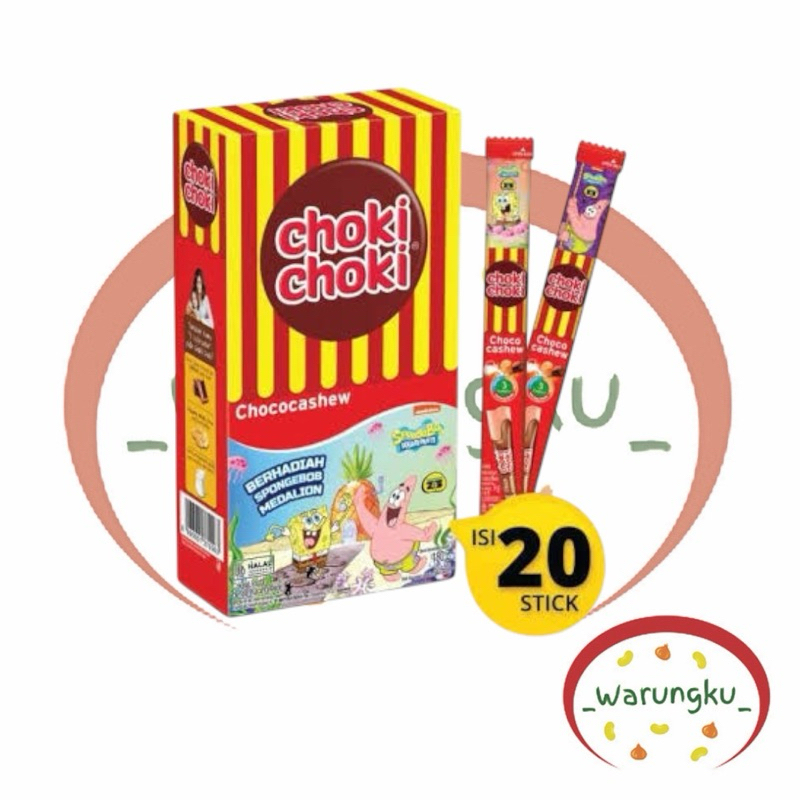

[BOX] CHOKI CHOKI isi 20pcs Chococashew Cokelat Pasta Kacang Mede Hampers