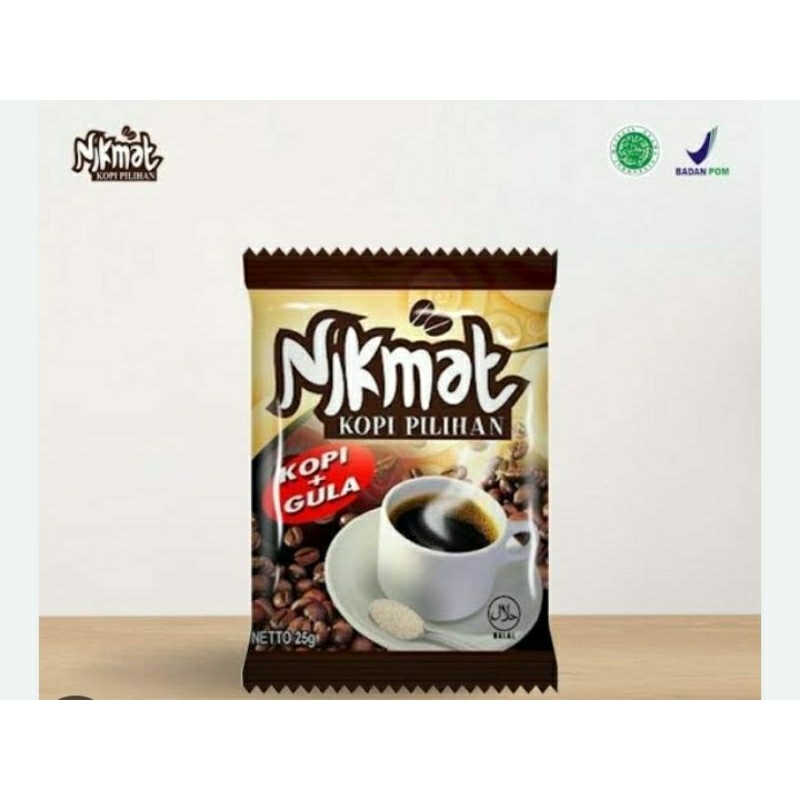 

kopi nikmat + gula