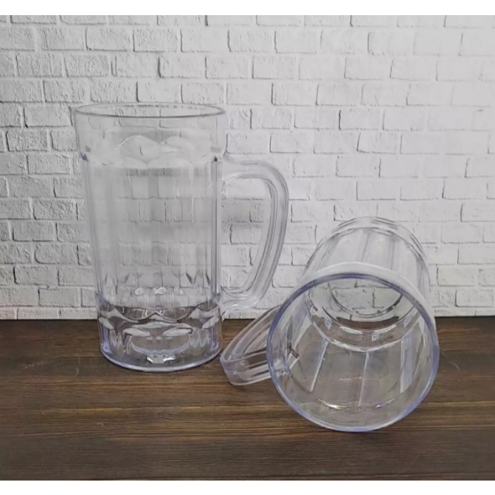 gelas plastik ukuran besar gelas bening gagang gl 99