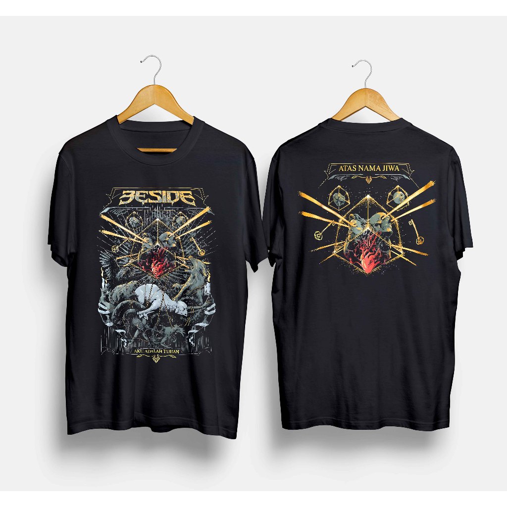 Tshirt Band Beside - Aku Adalah tuhan / Kaos Band Metal