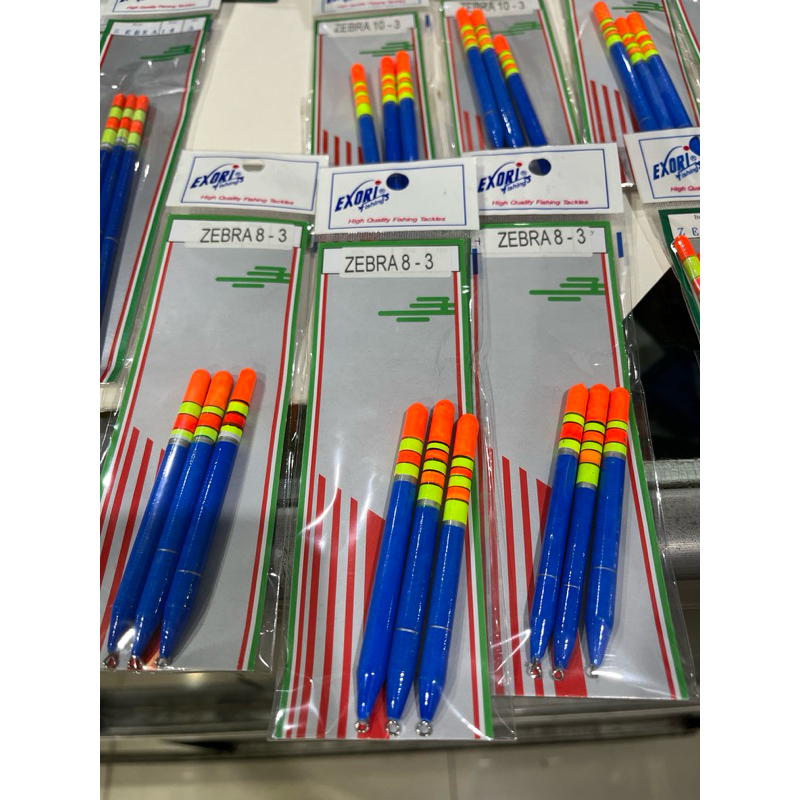 PELAMPUNG PANCING EXORI  ZEBRA 8CM