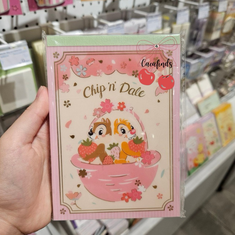 

OHSOME x Disney‼️Memopad / Notebook Disney Chip and Dale Collection