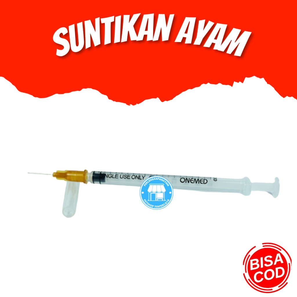 SUNTIKAN Jarum Suntikan Ayam Alat Penyuntik Zat