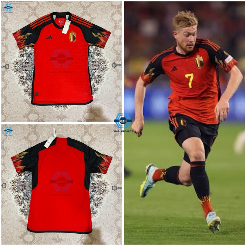 Jersey Belgia Home World Cup 2022 Original Player Issue